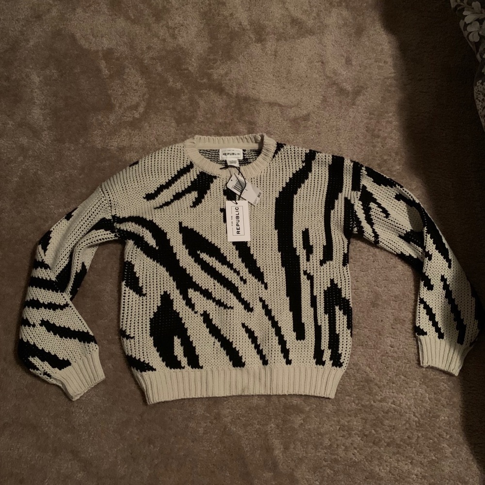 Animal Print Sweater
